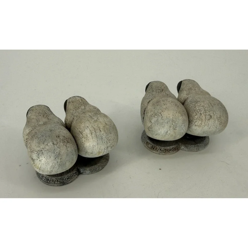 Demdaco Noahs Family Sheep Pair Figurine Resin Replacement Part 2004 Farm Animal